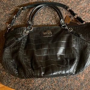 Coach snakeskin bag
